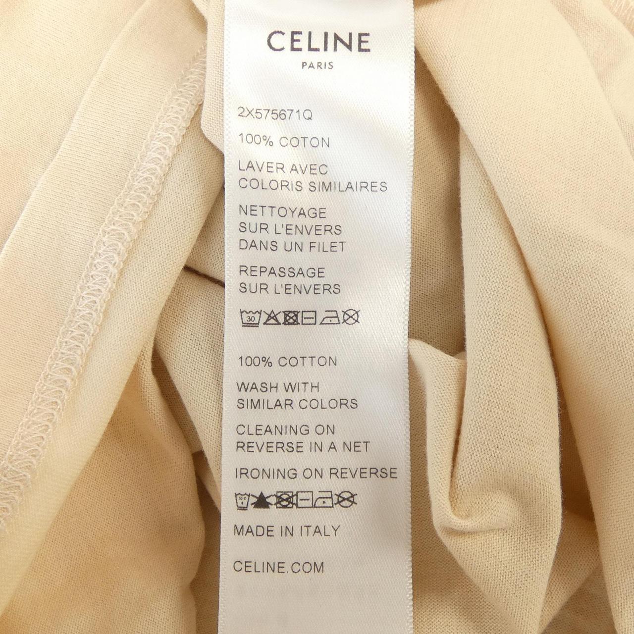 セリーヌ コットンTシャツ