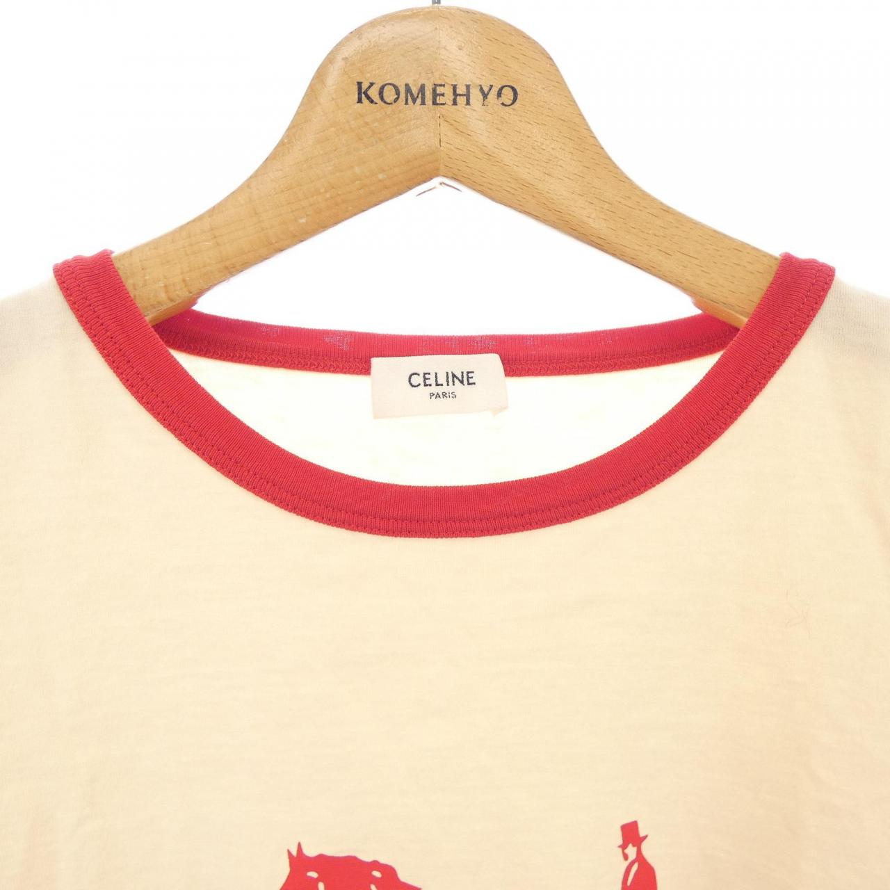 セリーヌ コットンTシャツ