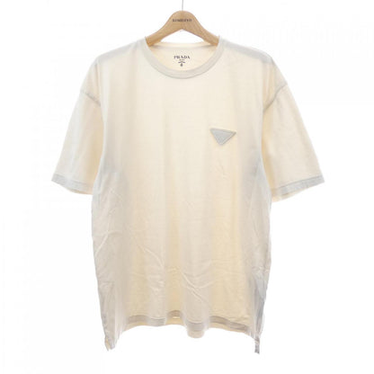 プラダ トライアングルロゴ コットンTシャツ