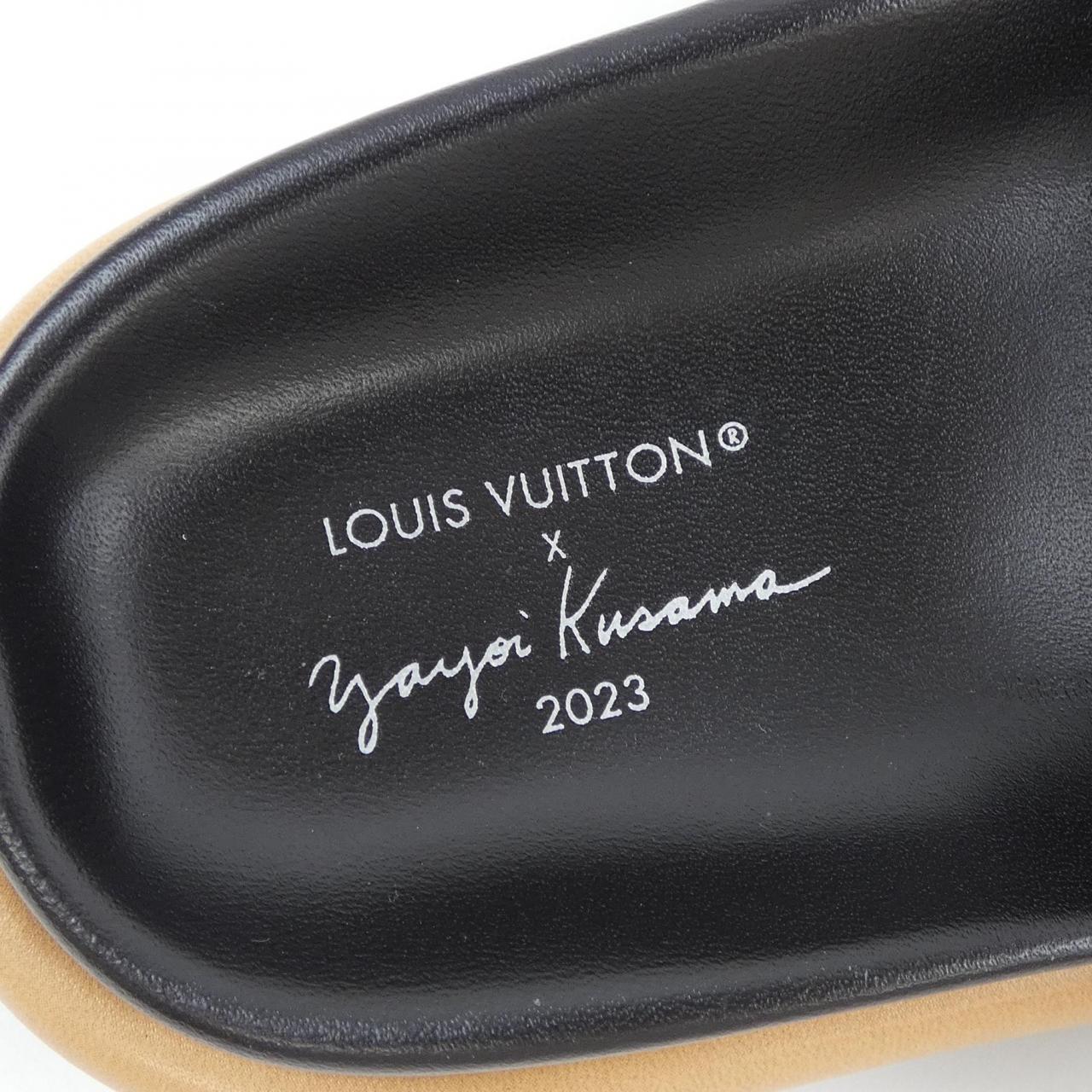 ルイヴィトン LV×YKプールピロー・ライン サンダル