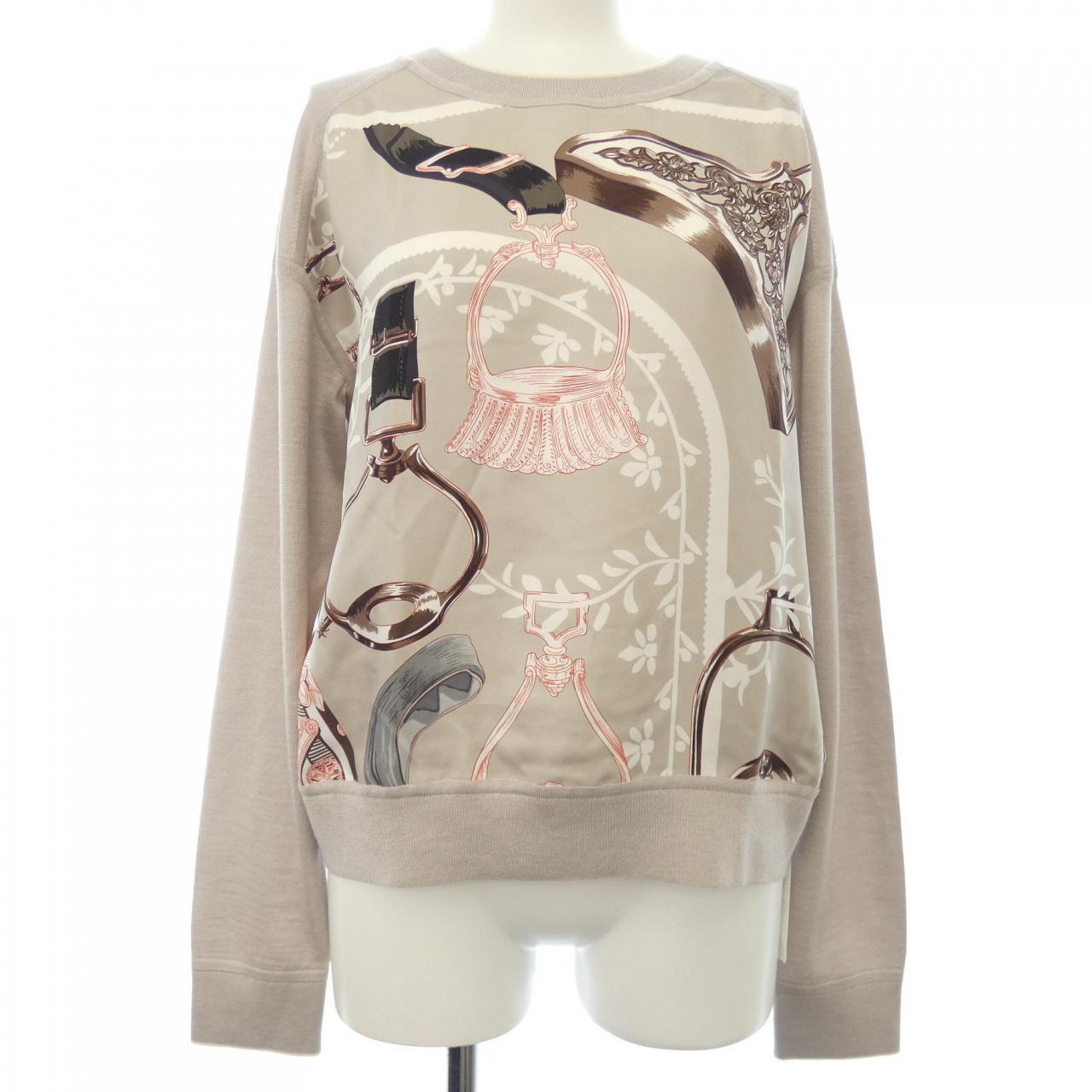 エルメス ツイルレーヌ シルク カシミヤ トップス