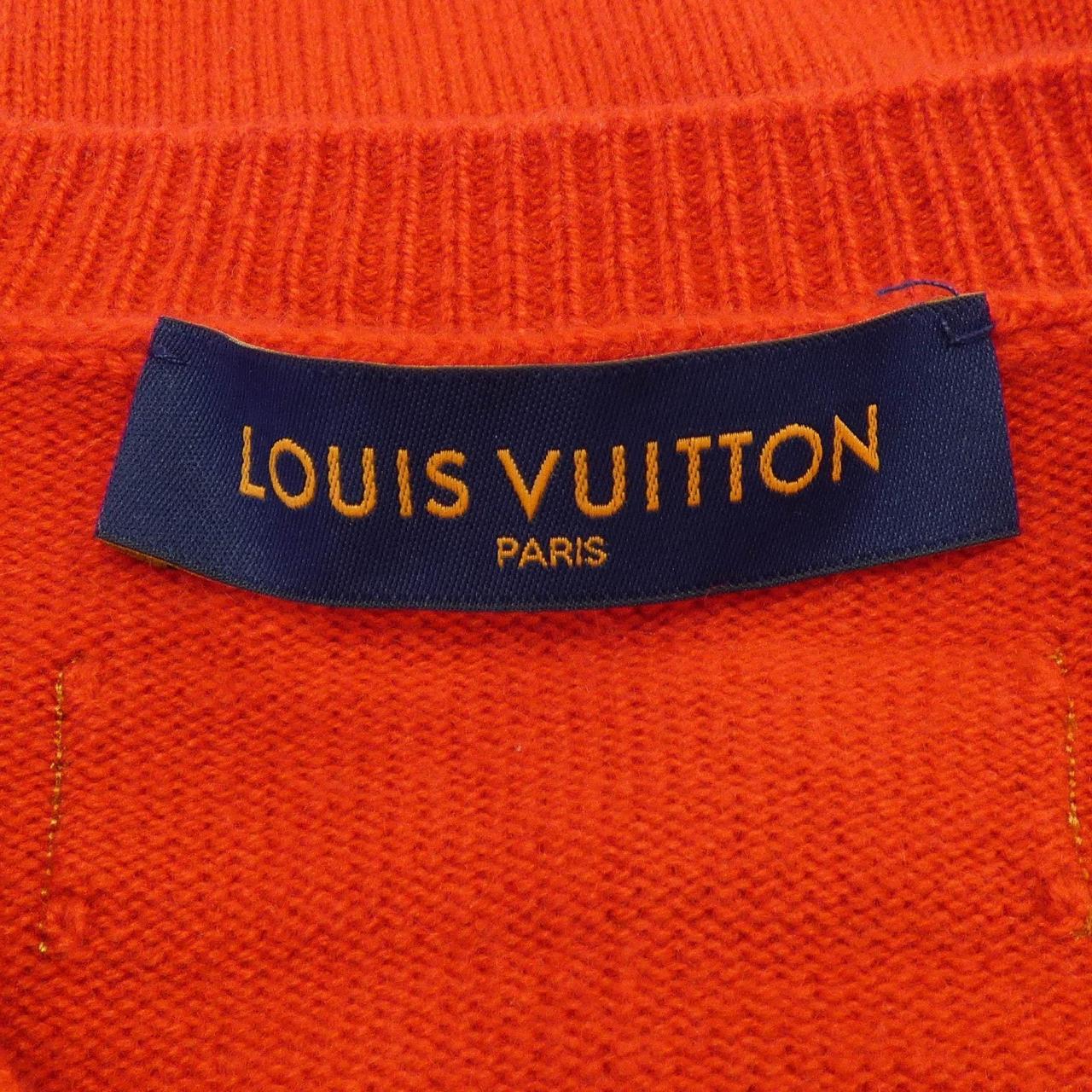 ルイヴィトン LV カフス カシミア クルーネック ニット