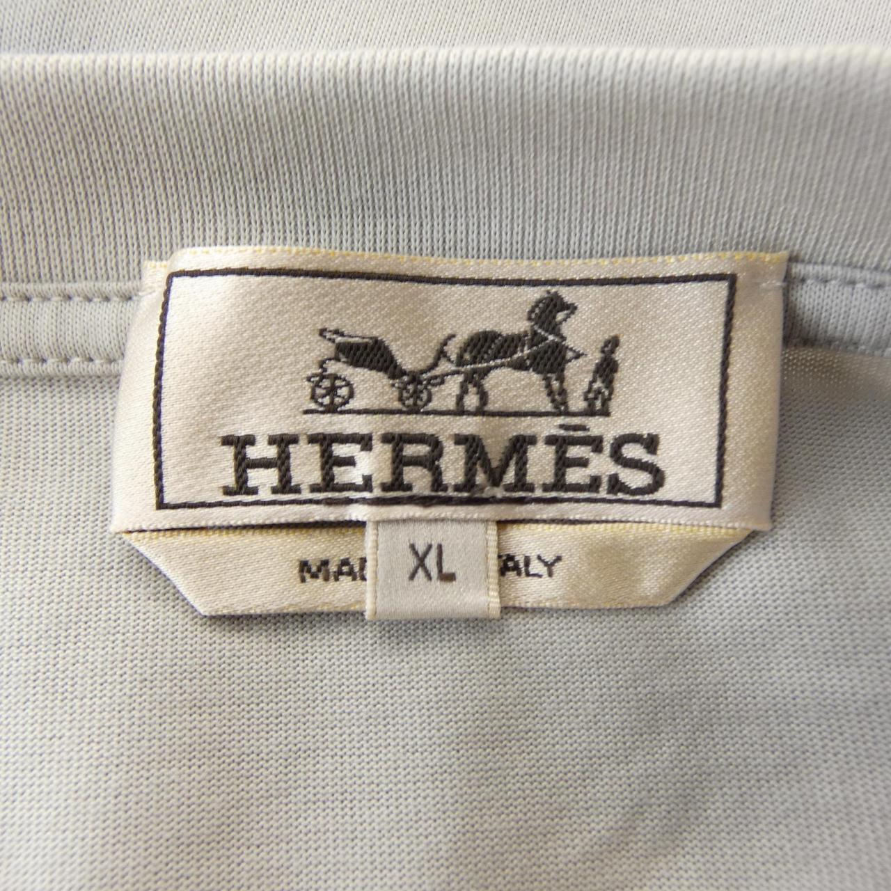 エルメス ディテール サドル ステッチ Tシャツ
