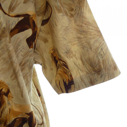 エルメス LIONS DANS LA SAVANE コットンTシャツ