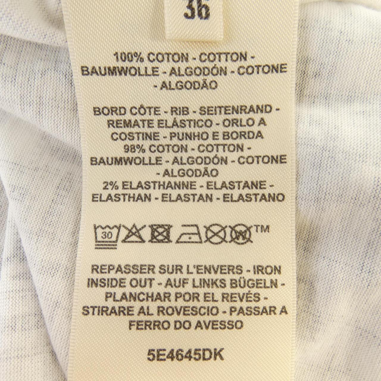 エルメス ボルデュックオカレ Tシャツ コットン Tシャツ 36