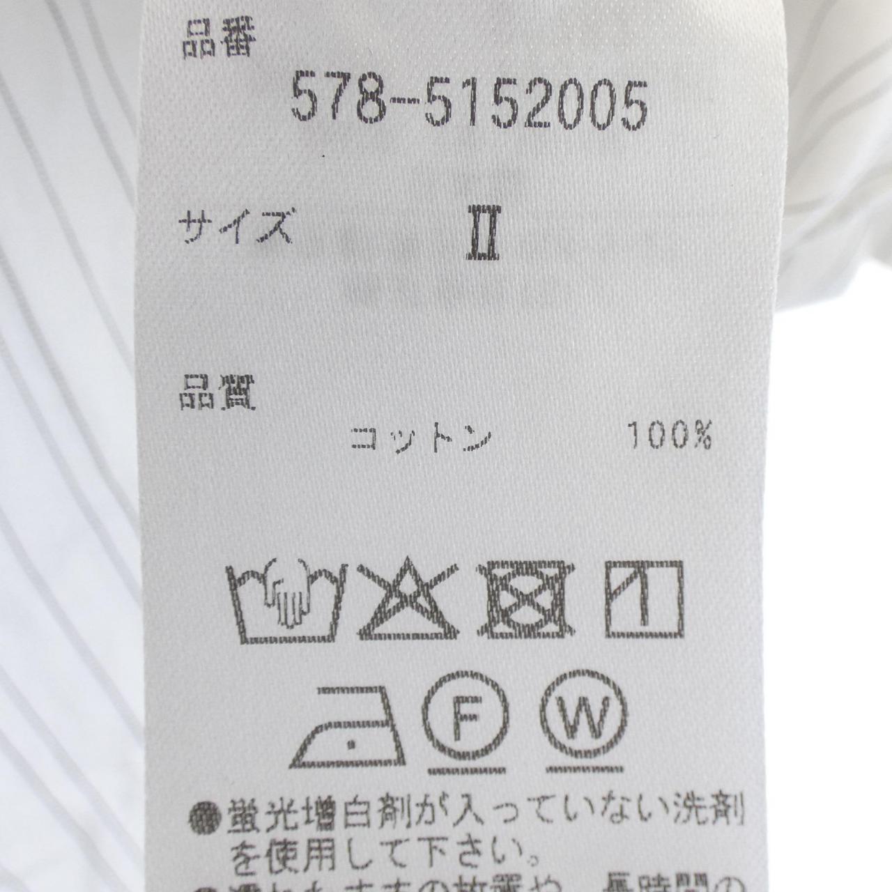 マーガレットハウエル ストライプシャツ