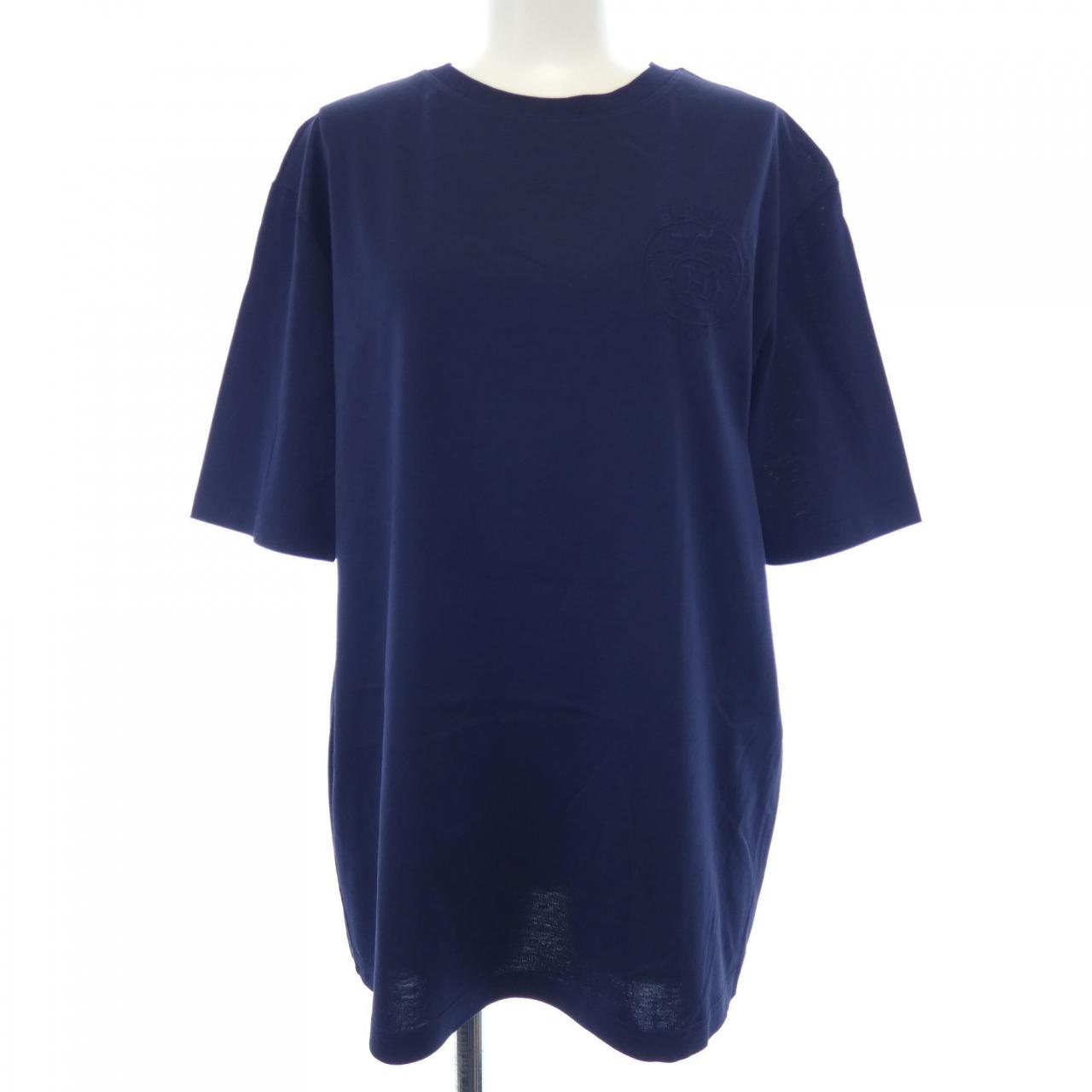 エルメス EX-LIBRIS コットン Tシャツ M