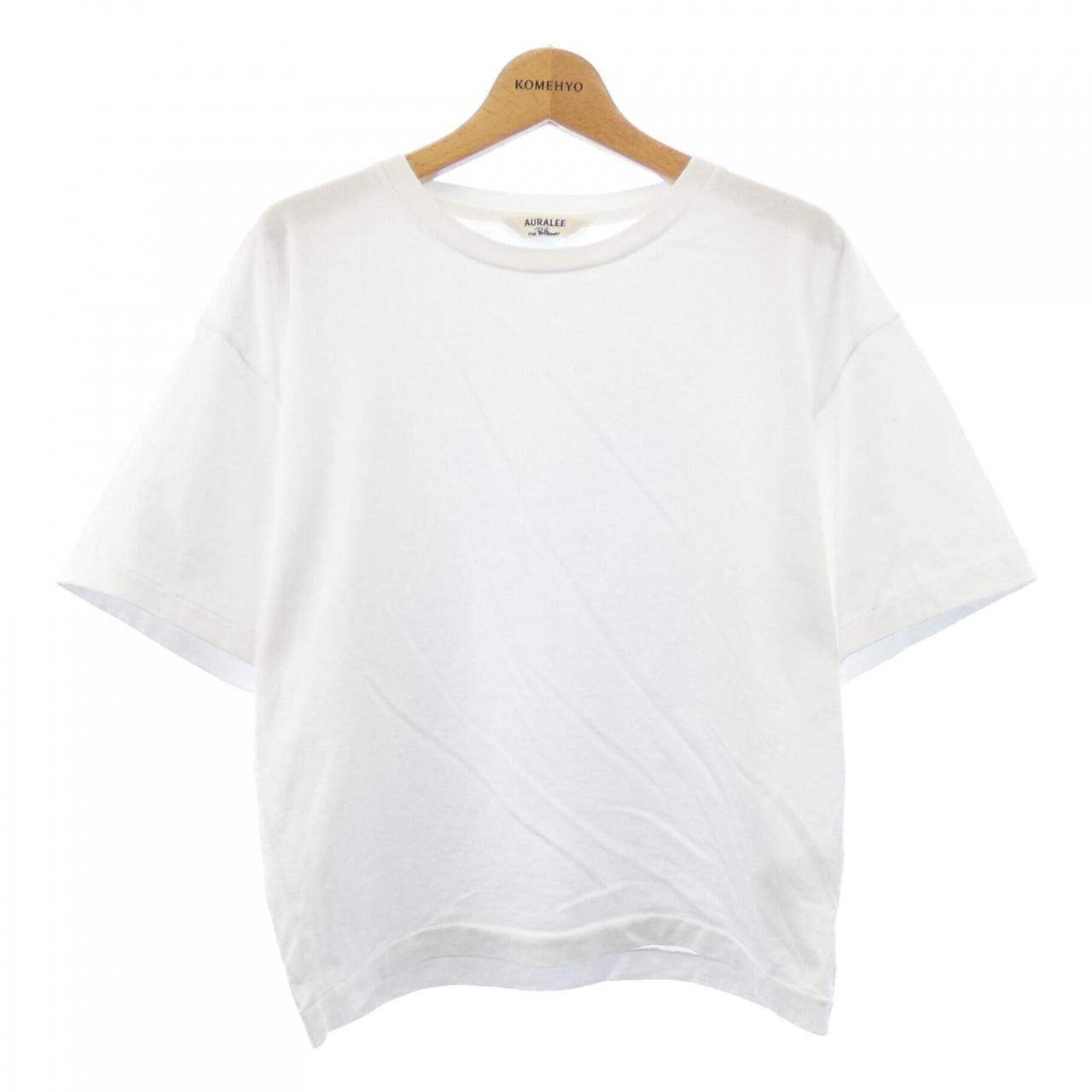 オーラリー コットンTシャツ