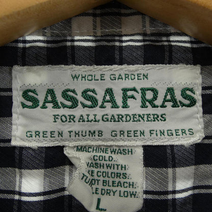 ササフラス コットンシャツ
