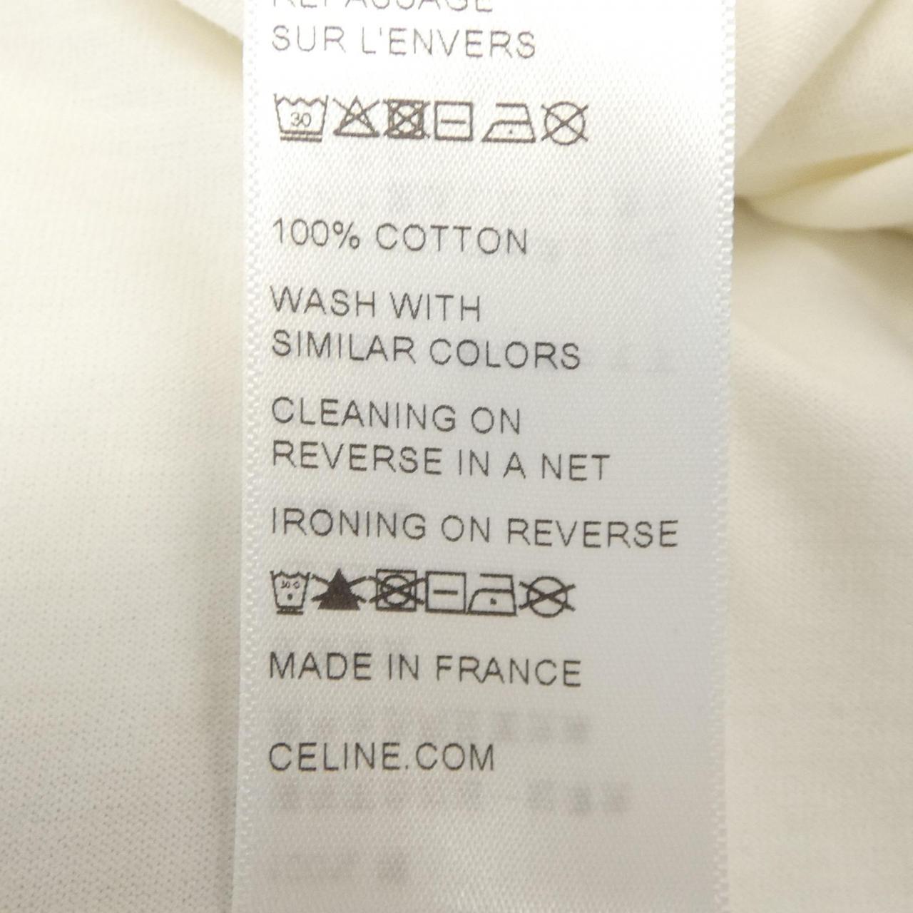 セリーヌ CELINE PARIS トリオンフ コットンTシャツ