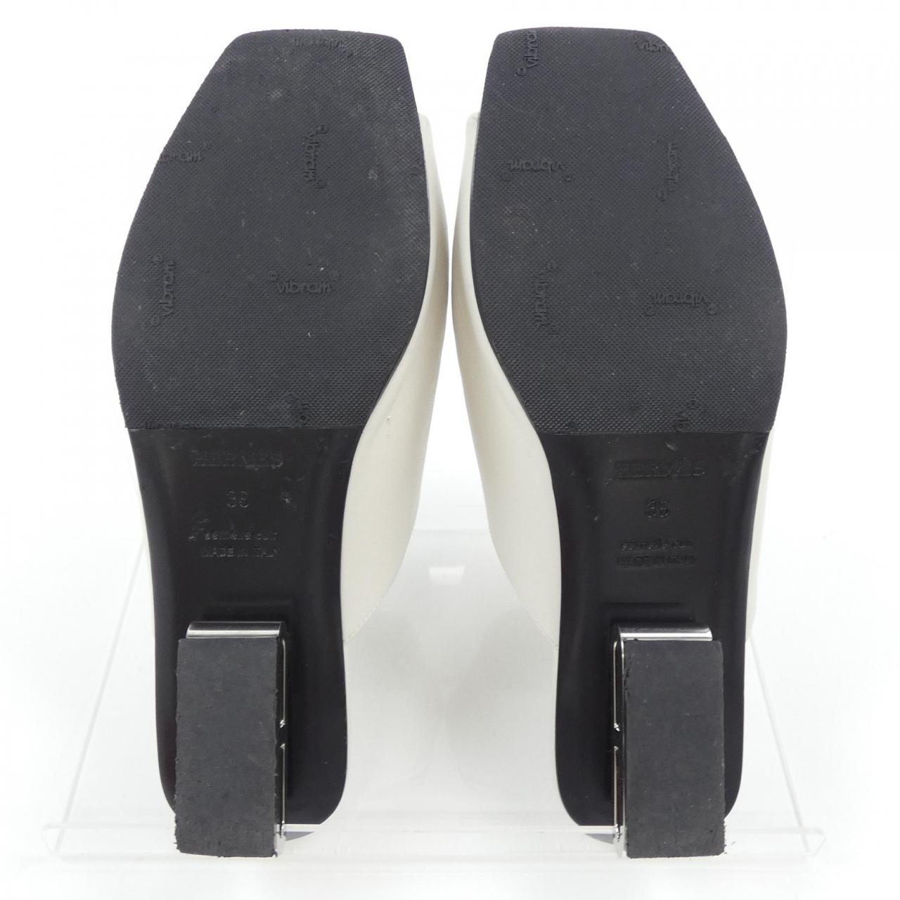 エルメス IDOLE Chaine DAncre ナッパレザーサンダル36