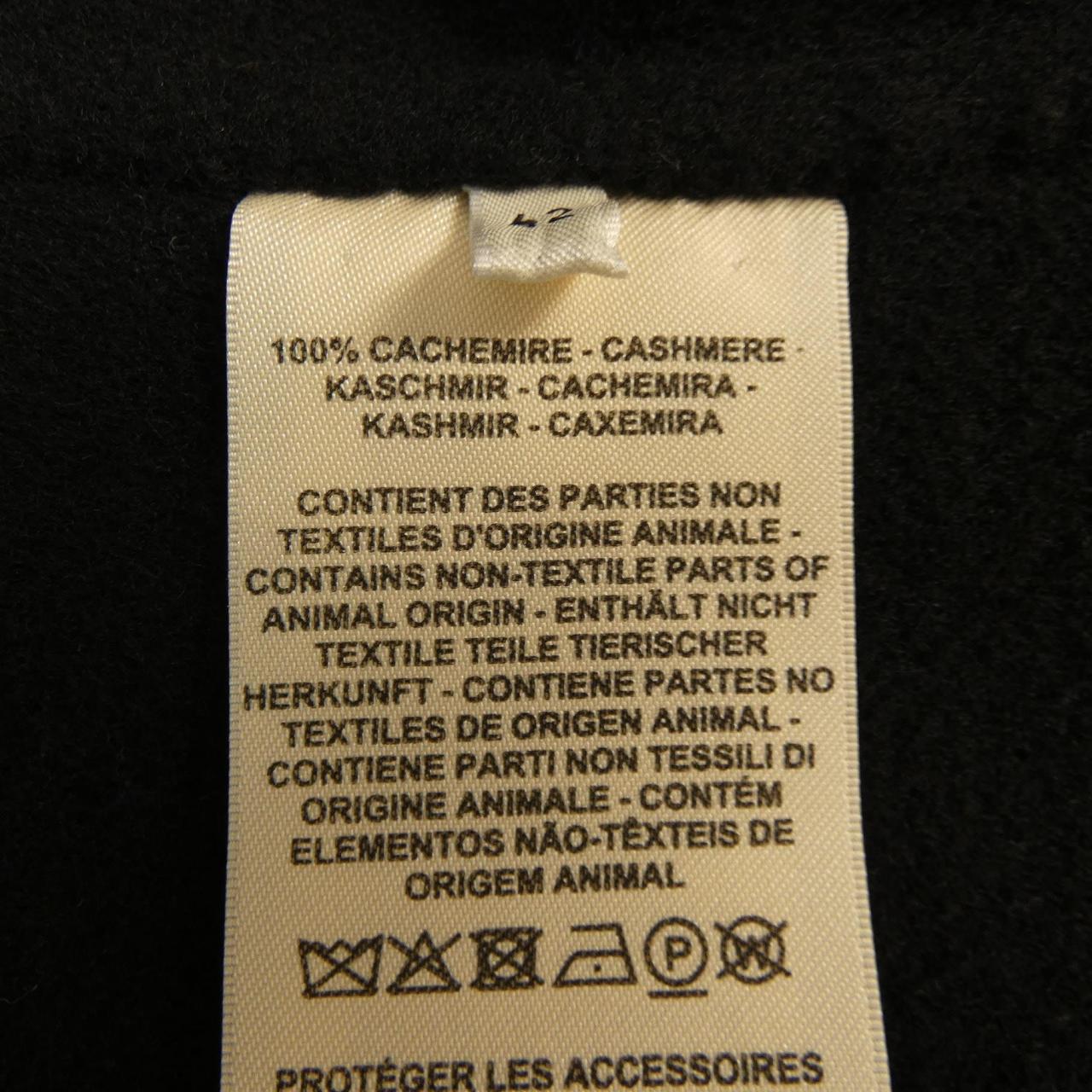 エルメス ダブルフェイス カシミアロングジレ