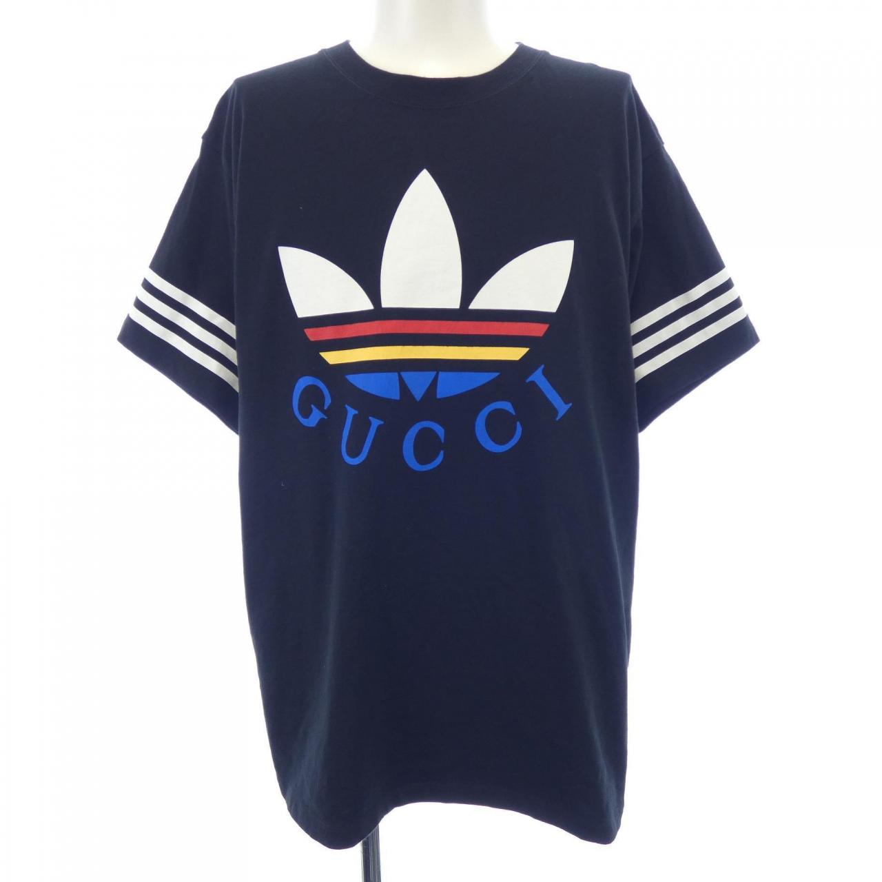 グッチ アディダス コットンTシャツ
