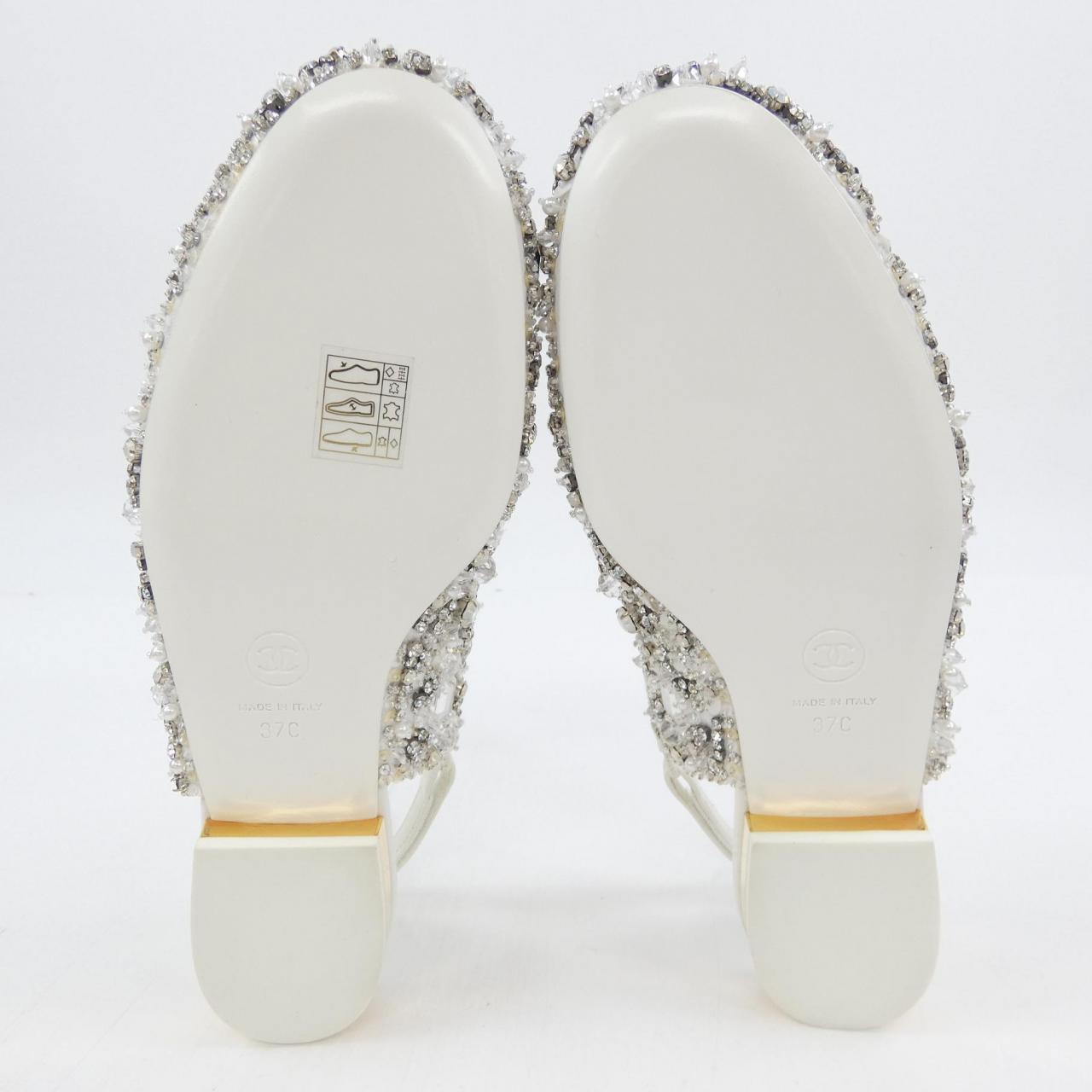 シャネル スリングバック シューズ