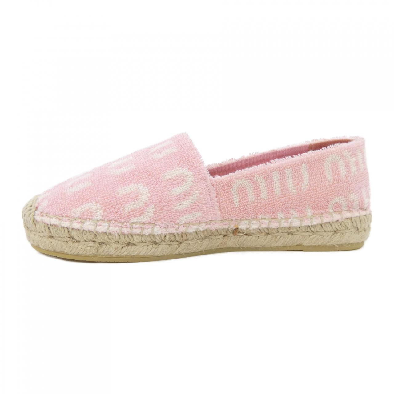 ミュウミュウ ESPADRILLAS SPUGNA LOGO エスパドリーユ