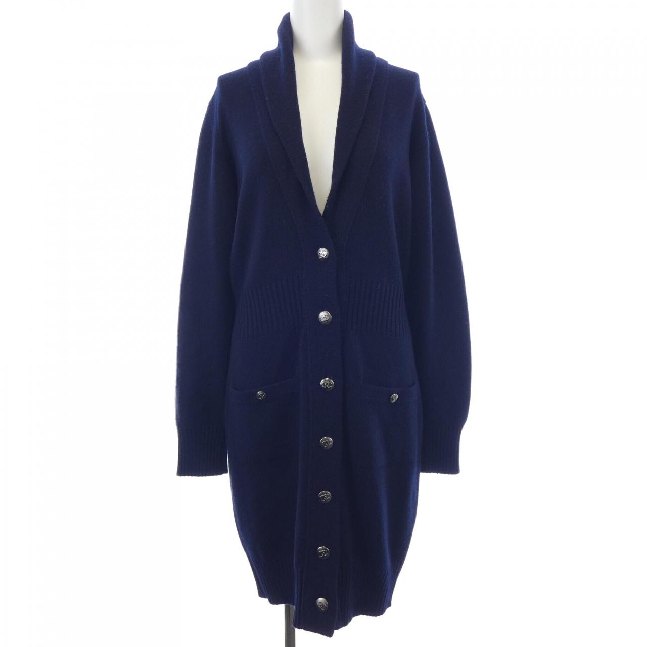 シャネル カシミヤロングカーディガン