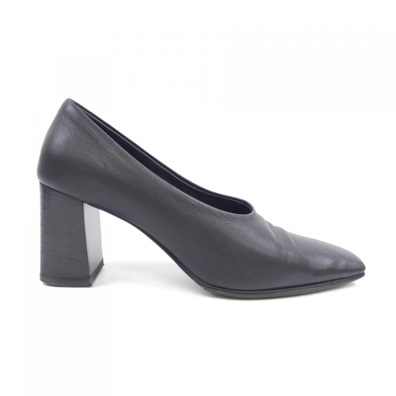 ザロウ SQUARE LOAFER PUMP ベビーカーフ パンプス