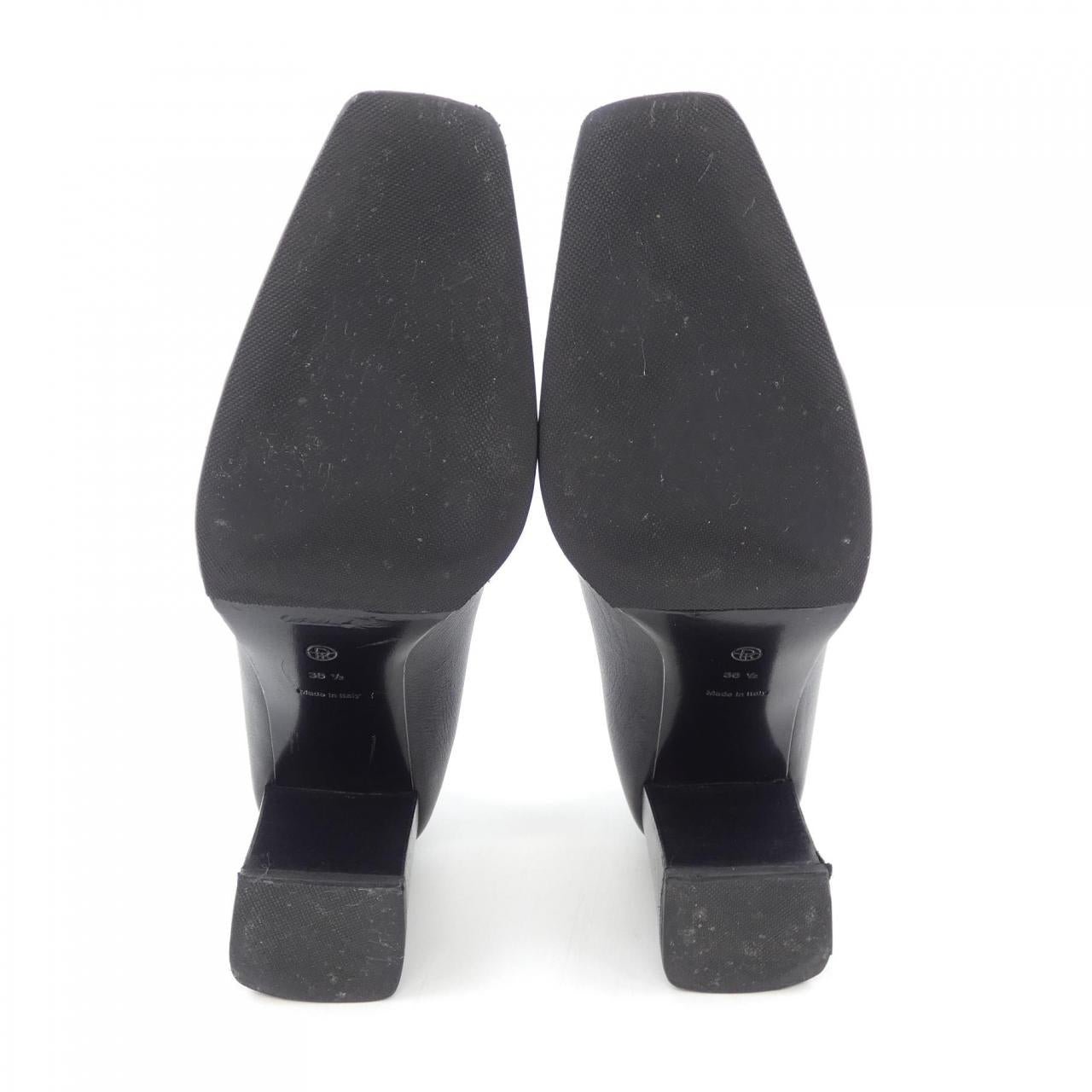 ザロウ SQUARE LOAFER PUMP ベビーカーフ パンプス