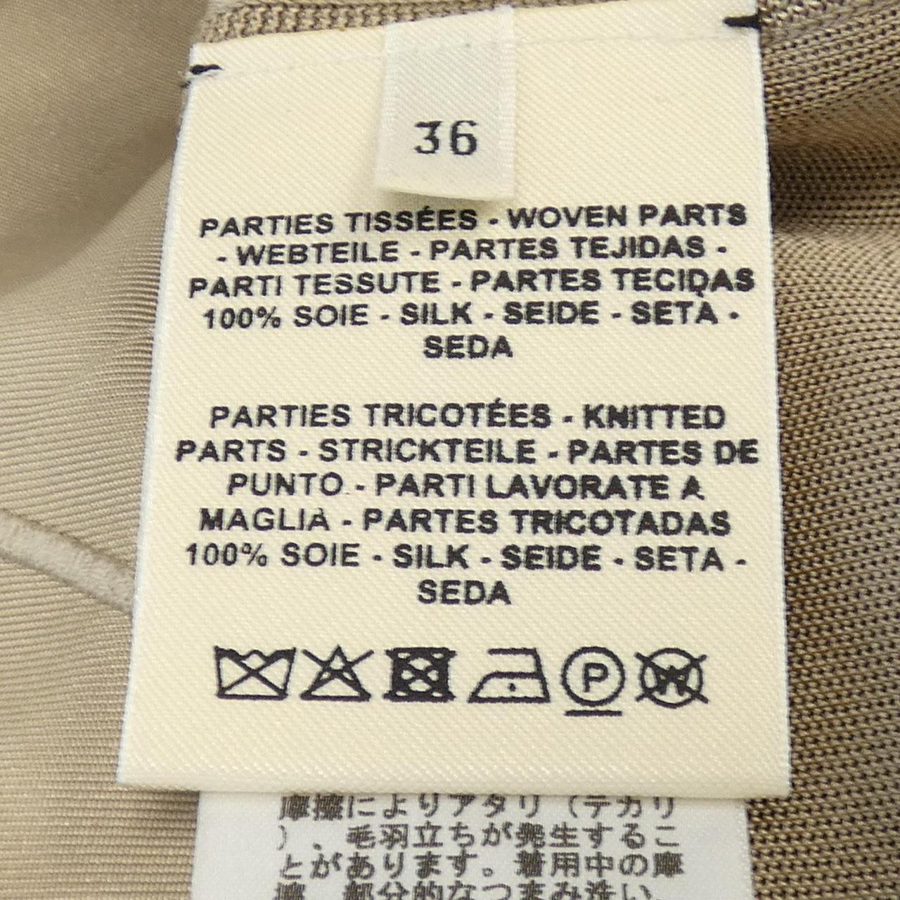 エルメス シェーヌダンクル シルク トップス