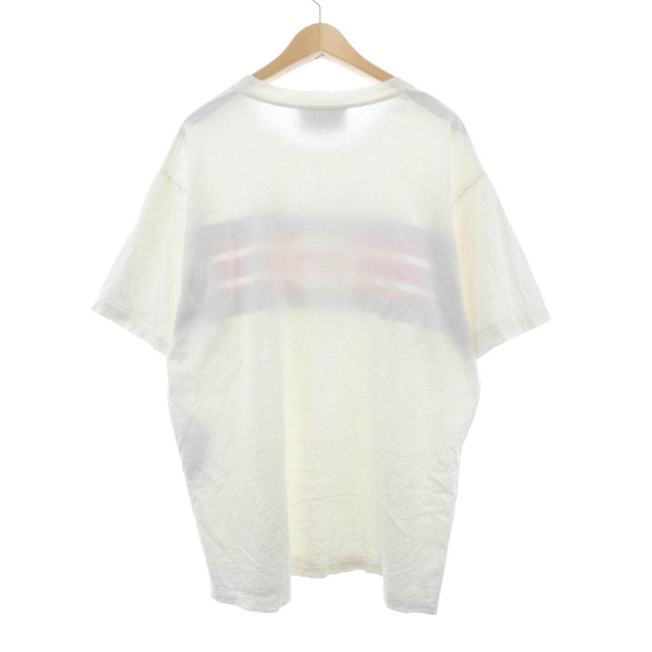 グッチ インターロッキングGストライプ プリント コットンTシャツ