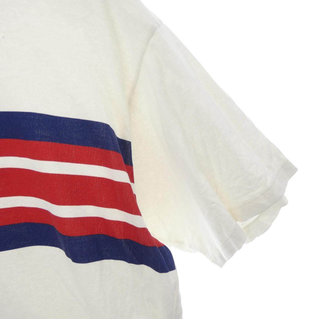 グッチ インターロッキングGストライプ プリント コットンTシャツ