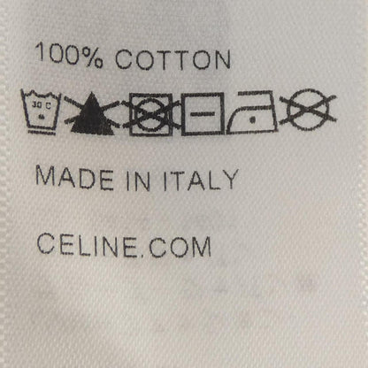 セリーヌ CELINEプリント コットンクロップドTシャツ