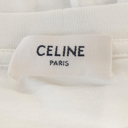 セリーヌ CELINEプリント コットンクロップドTシャツ
