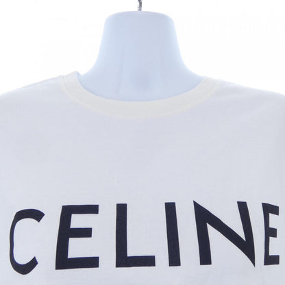 セリーヌ CELINEプリント コットンクロップドTシャツ