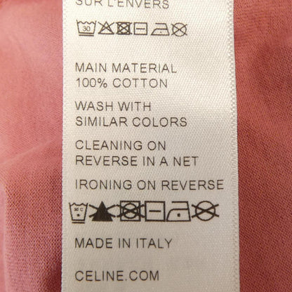 セリーヌ CELINEプリント コットンクロップドTシャツ