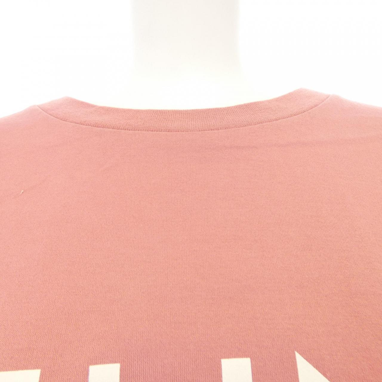 セリーヌ CELINEプリント コットンクロップドTシャツ