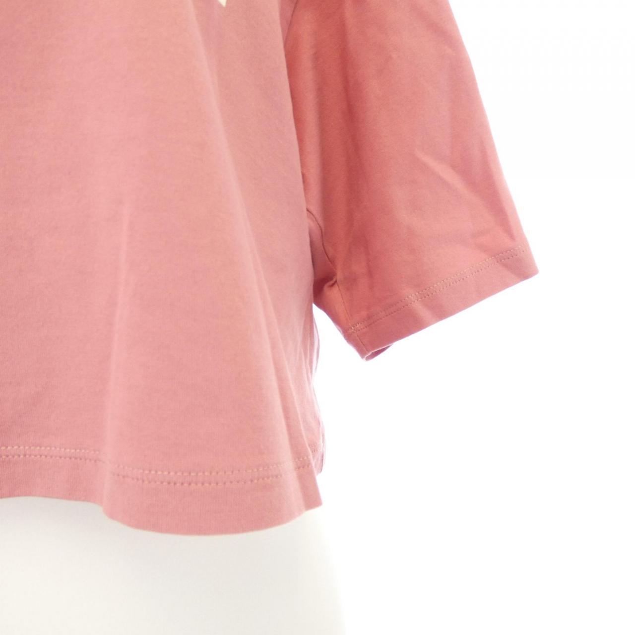 セリーヌ CELINEプリント コットンクロップドTシャツ