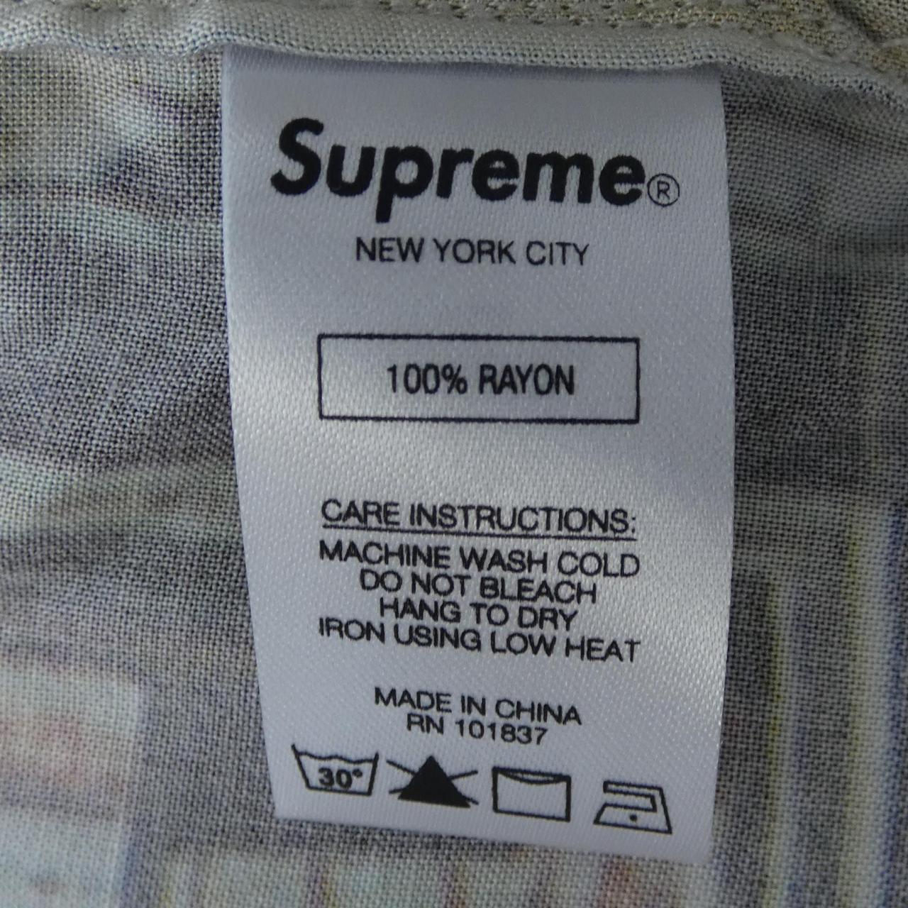 Supreme ドラッグス レーヨン シャツ