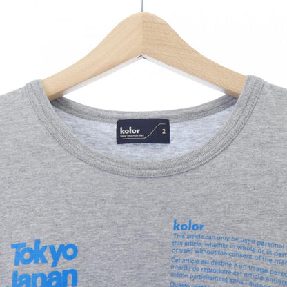 カラー コットンTシャツ