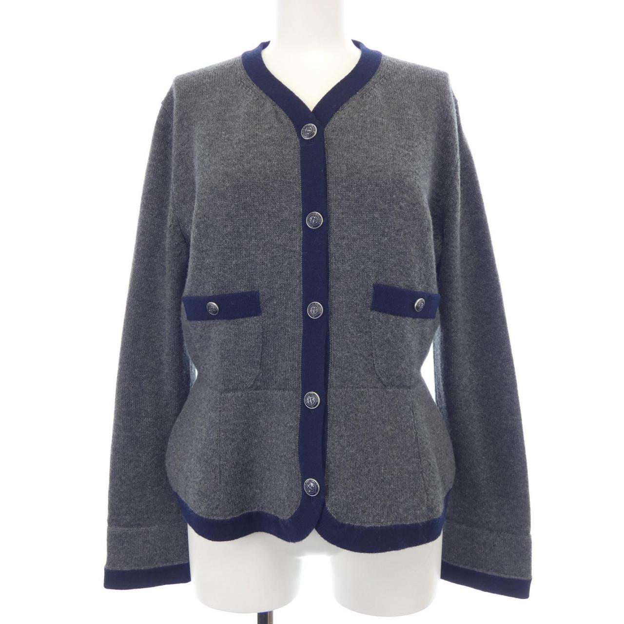シャネル カシミヤ100％カーディガン