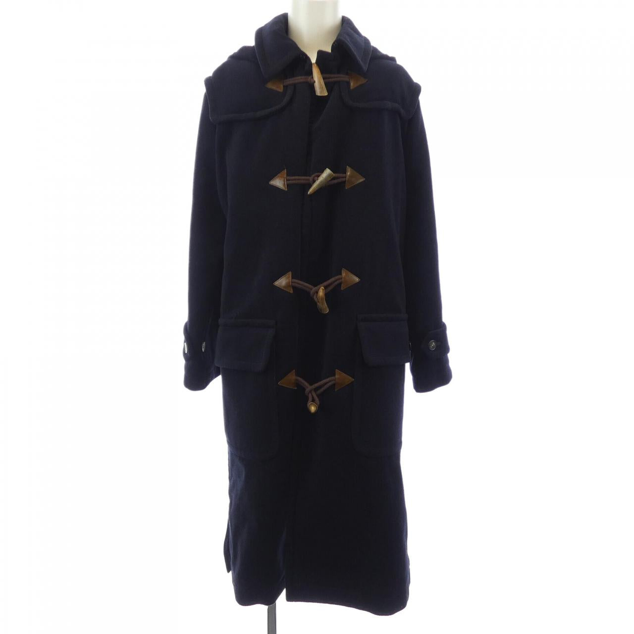 エルメス ウールレーヨンダッフルコート