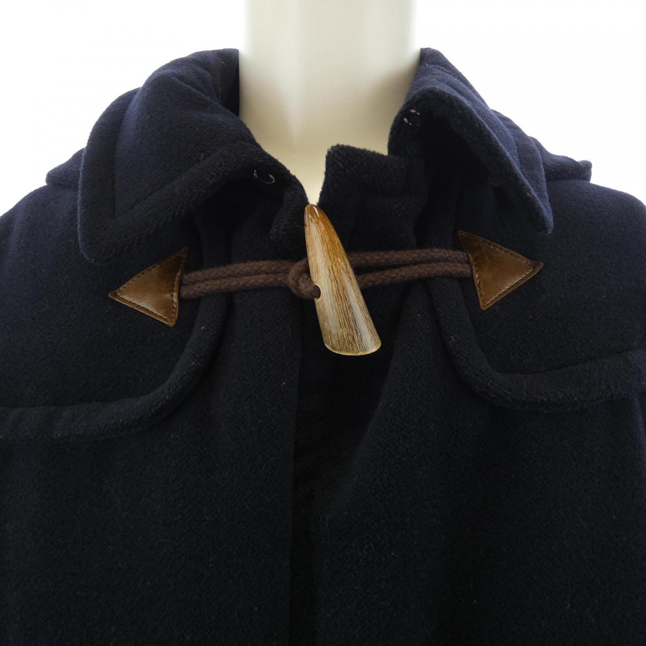 エルメス ダッフルコート ウール レーヨンコート