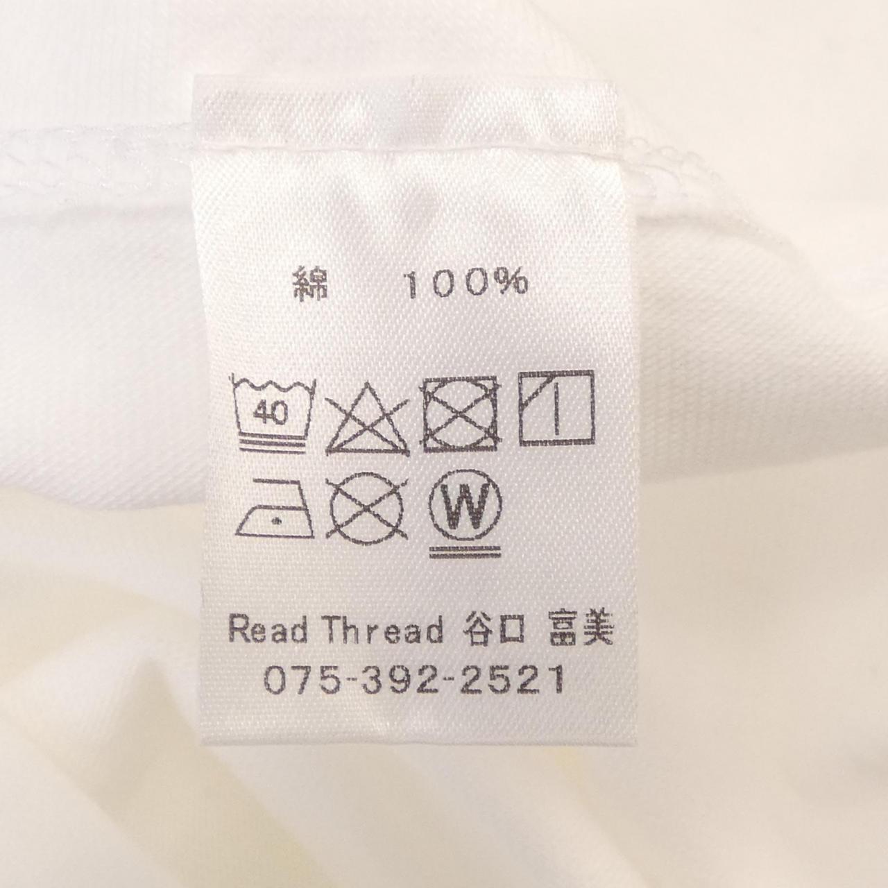 Read Thread コットンTシャツ