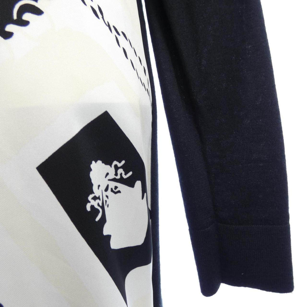 エルメス POSTE ET CAVALEIE ツイルレーヌワンピース36