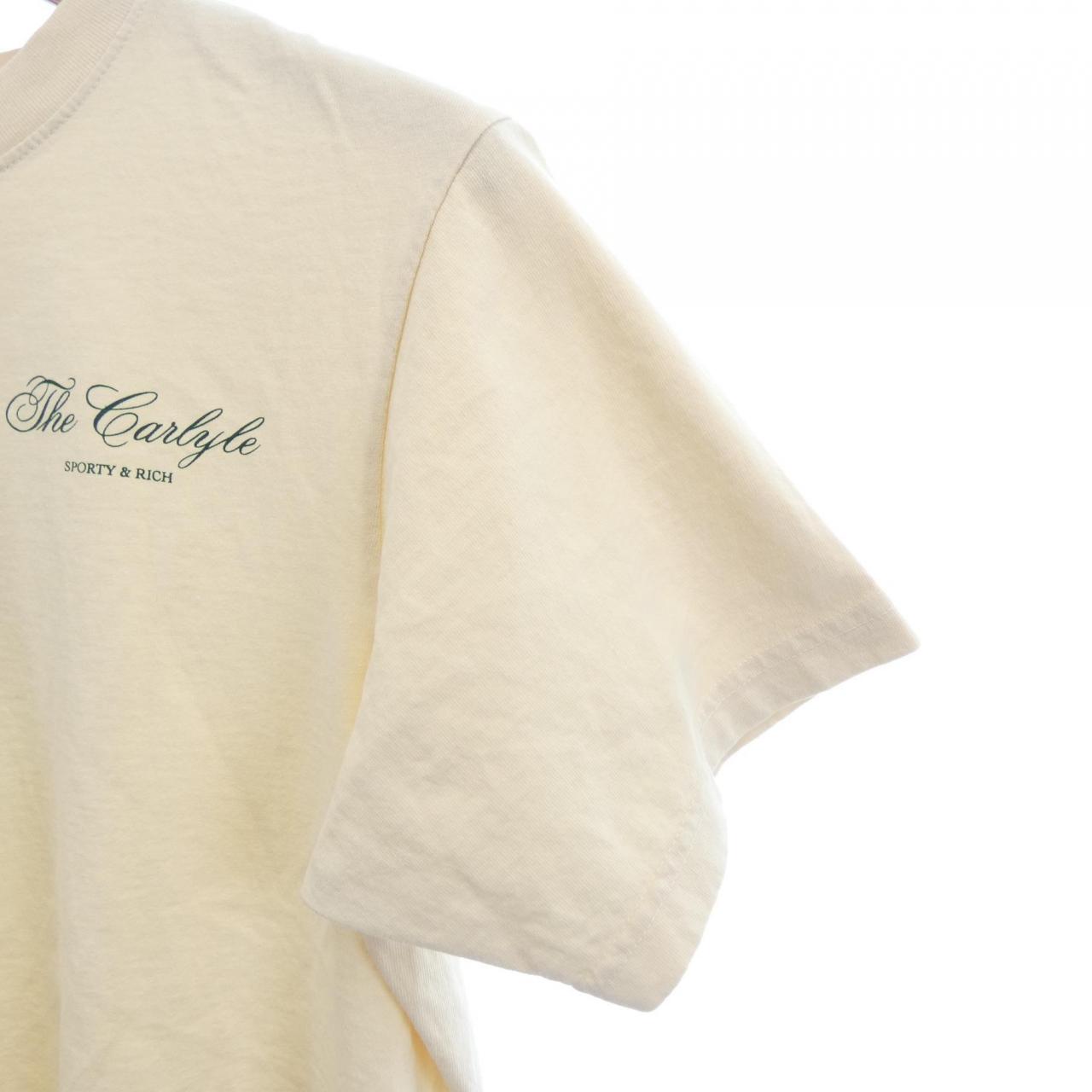 スポーティーアンドリッチ コットンTシャツ