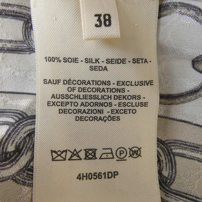 エルメス EFFET KALEIDOSCOPE シルクワンピース38
