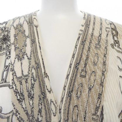 エルメス EFFET KALEIDOSCOPE シルクワンピース38