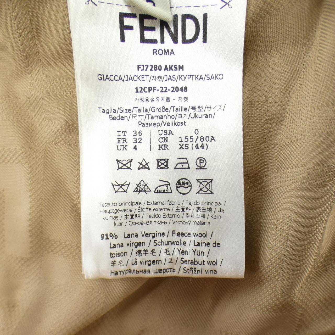 フェンディ 素材不明 ジャケット