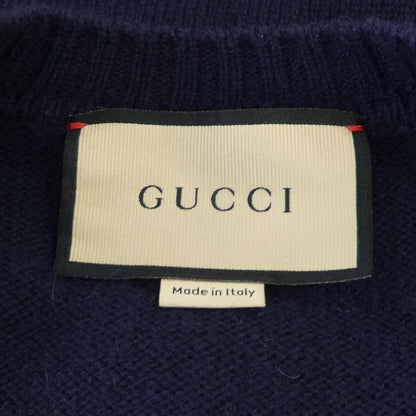 グッチ カシミヤ100％カーディガン