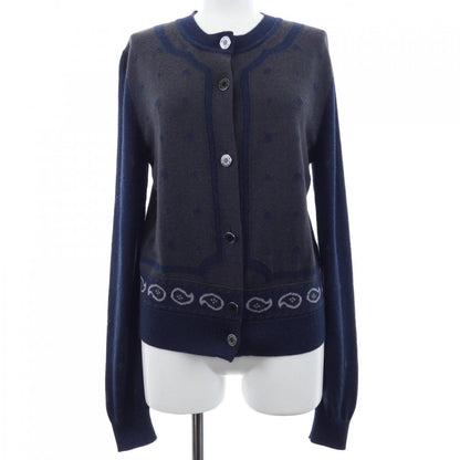 エルメス HARNAIS DE COUR シルクカシミヤカーディガン