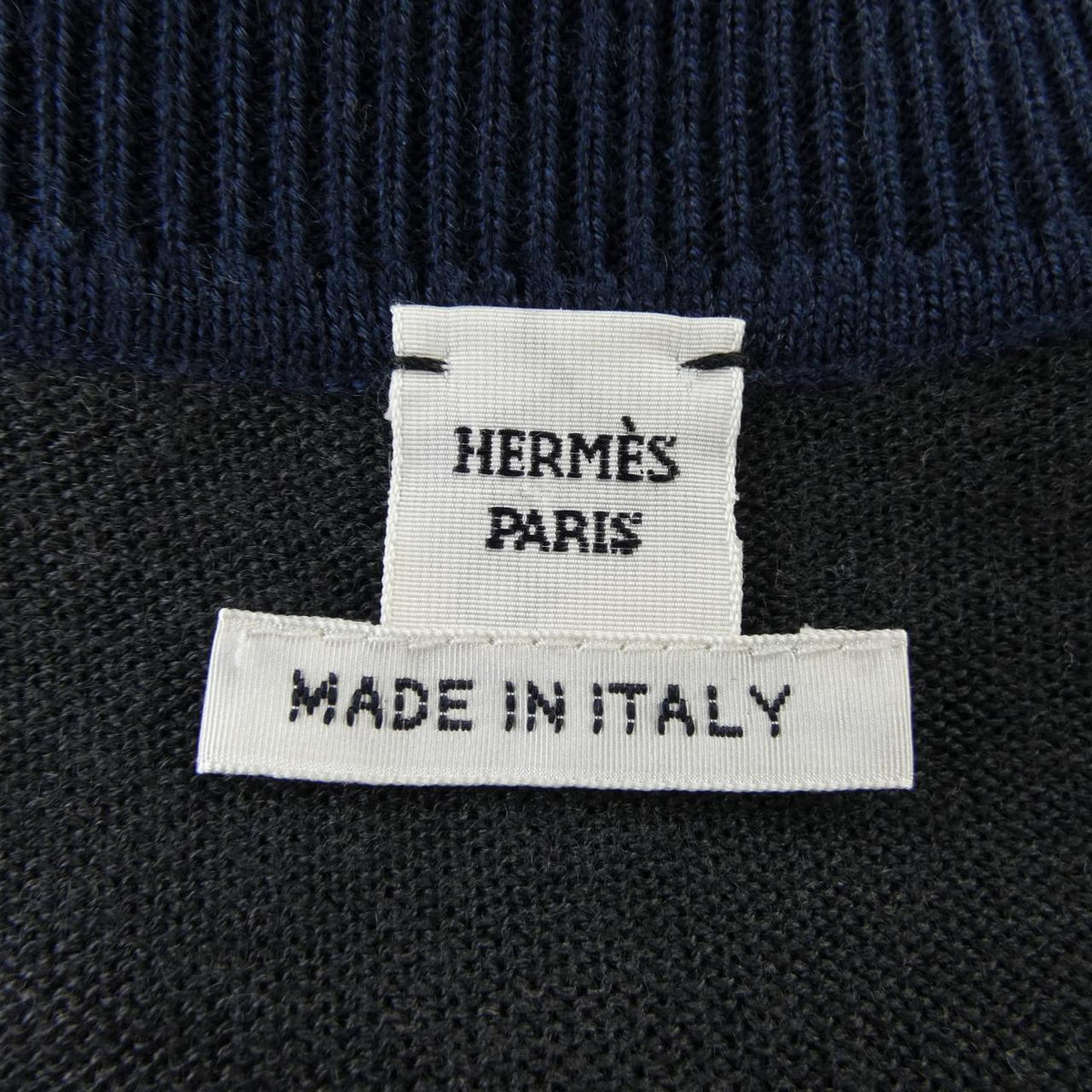 エルメス HARNAIS DE COUR シルクカシミヤカーディガン