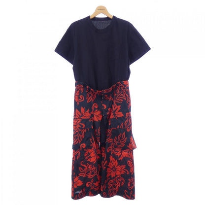 サカイ FLORAL PRINT COTTON JERSEY ワンピース