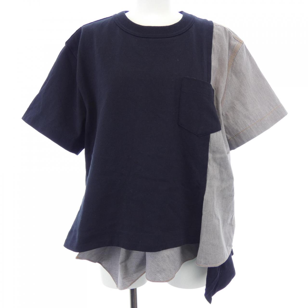 サカイ DUNGAREE COTTON JERSEY コットンTシャツ