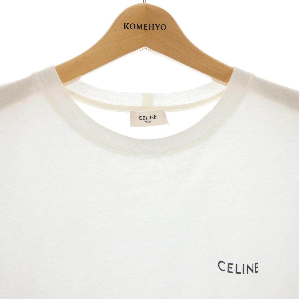 セリーヌ ルーズ コットンTシャツ