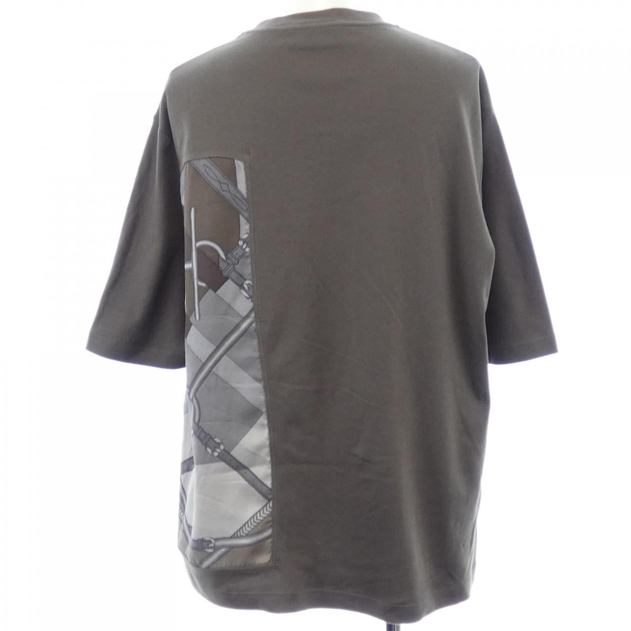 エルメス PARCORS SANS FAUTE DECADRE カシミヤ混 Tシャツ