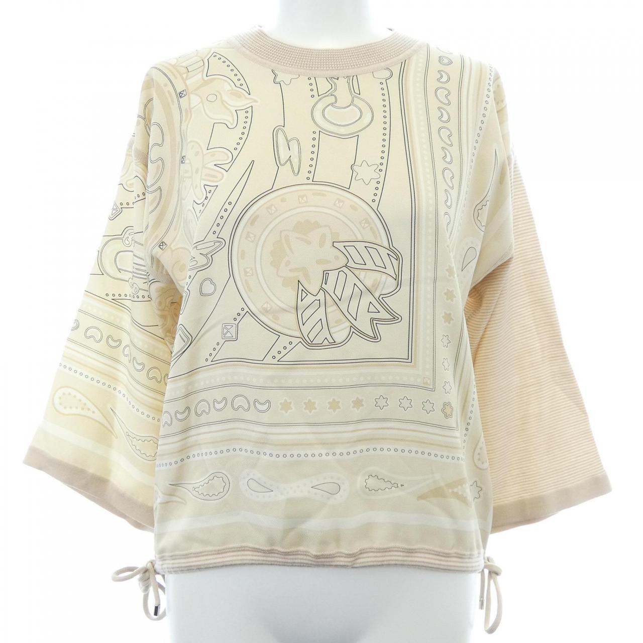 エルメス CANDY LIBRIS BANDANA シルクトップス